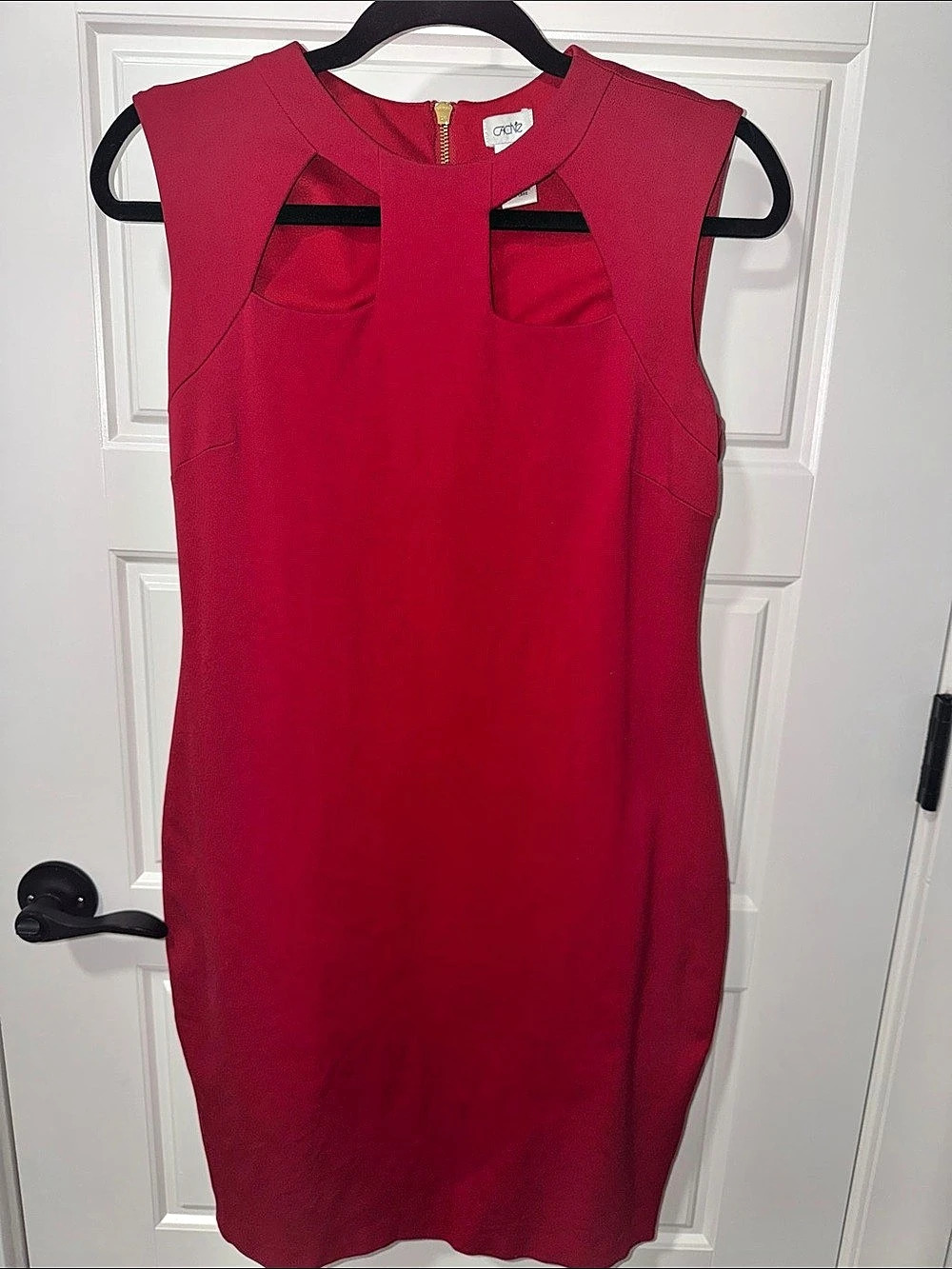 Cache Red Sleeveless Mini Dress Like New